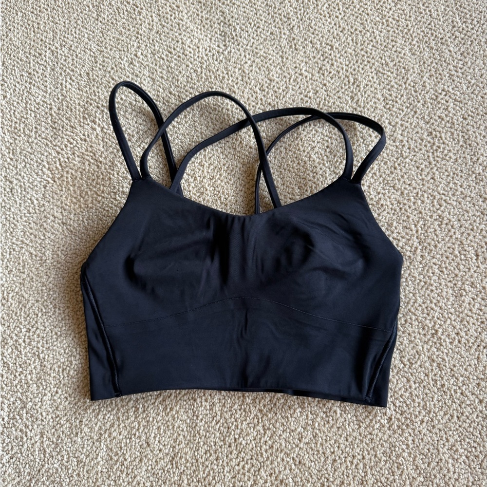Women's Black Strappy Bralette